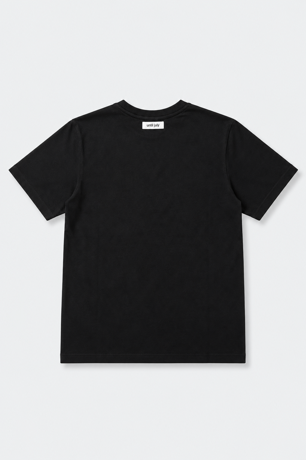 Black Solid Tee
