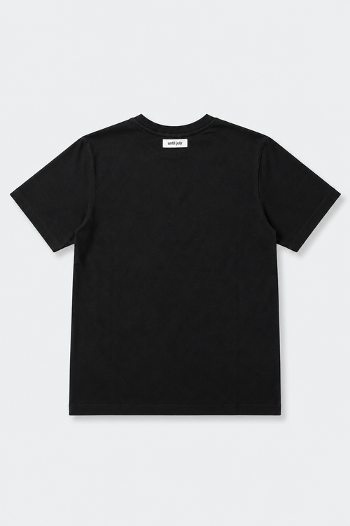 Black Solid Tee