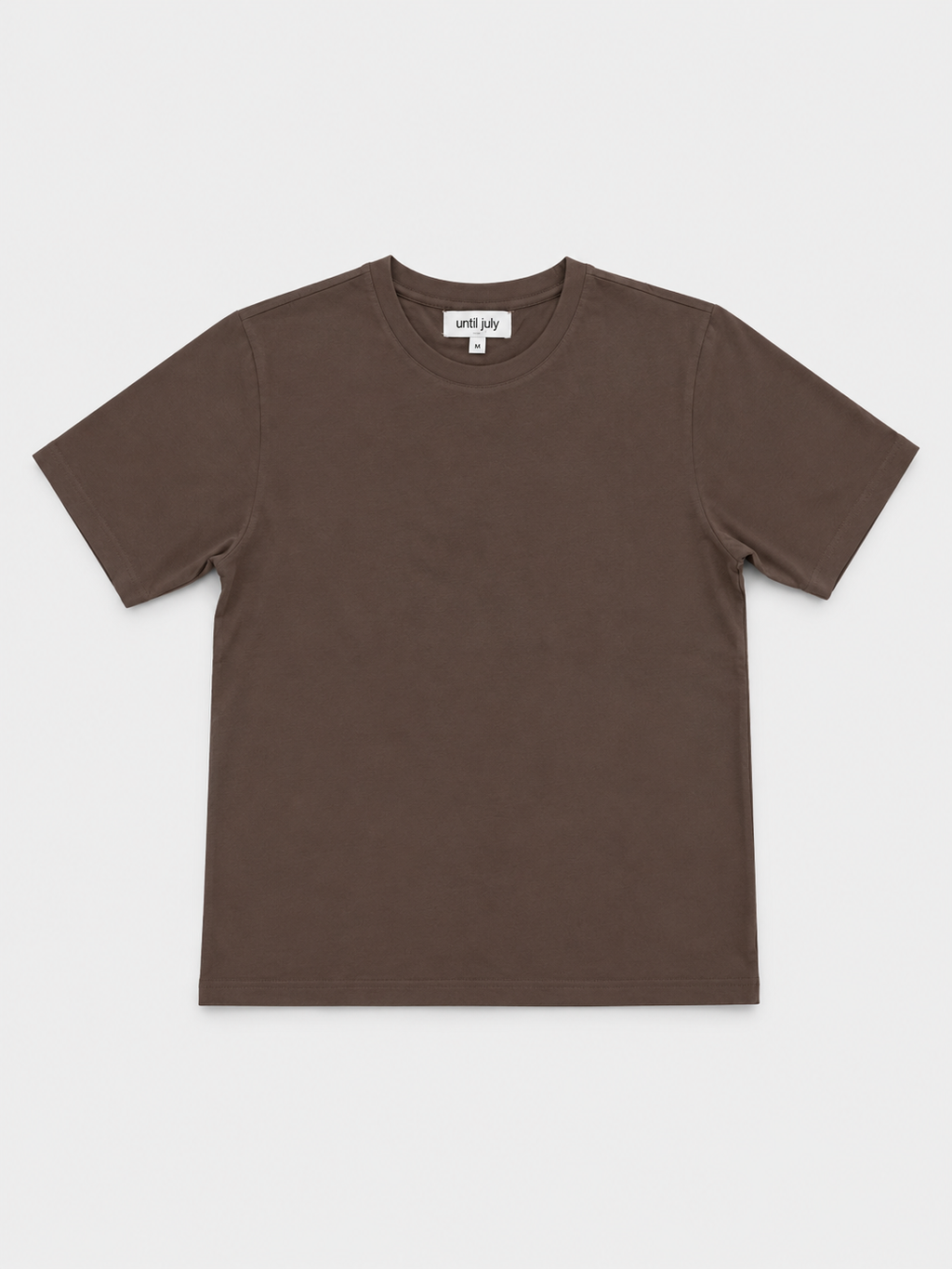 Brown Solid Tee