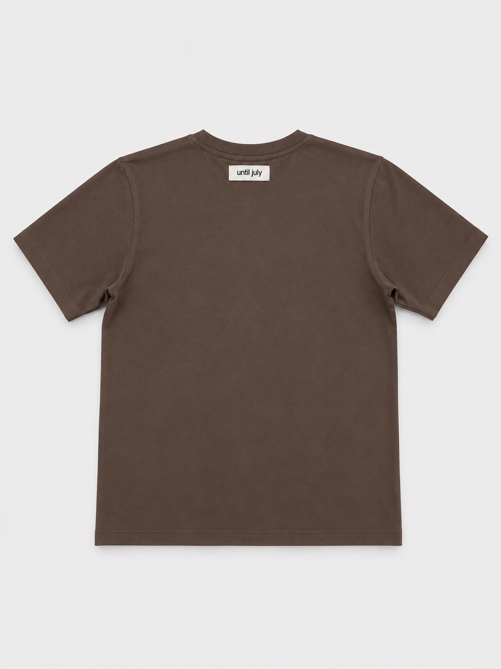 Brown Solid Tee