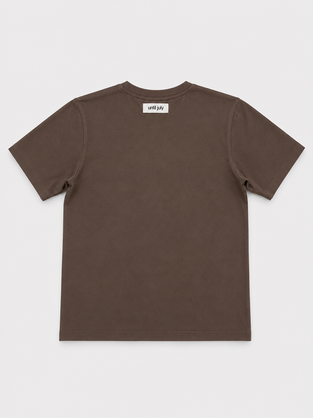 Brown Solid Tee